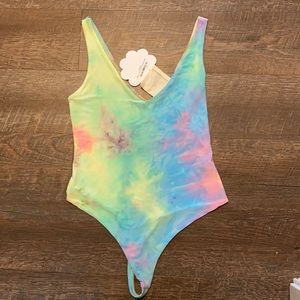 Tie dye bodysuit